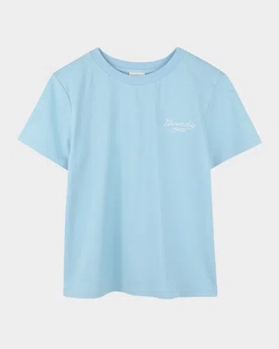 GIVENCHY BOY'S LOGO SCRIPT T-SHIRT