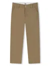 Givenchy Logo-plaque Trousers In Brown
