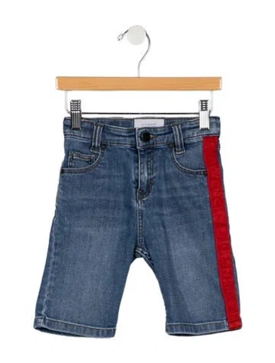 Pre-owned Givenchy Babies' Boys  2-6 Denim Adjustable  Jeans In Blue/red