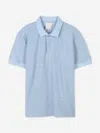 Givenchy Boys 4g Jacquard Logo Polo Shirt In Blue