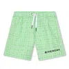 Givenchy Boys 4g-print Swim Shorts In Green