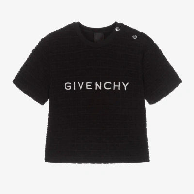 Givenchy Kids' Boys Black 4g Cotton T-shirt