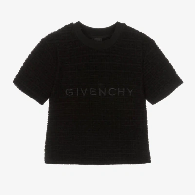 Givenchy Kids' Boys Black 4g Cotton T-shirt