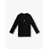 Givenchy Logo-print Long-sleeve T-shirt In Black