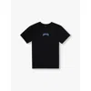 Givenchy Boys Black Kids Branded-print Short-sleeved Cotton-jersey T-shirt 6-12 Years 6 In Black