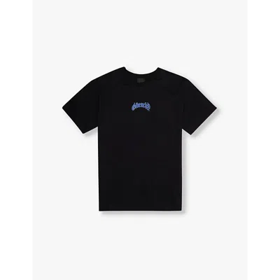 Givenchy Boys Black Kids Branded-print Short-sleeved Cotton-jersey T-shirt 6-12 Years 6