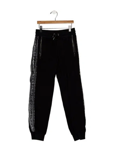 Pre-owned Givenchy Babies' Boys Branded Pattern Printed Sweatpants In Black