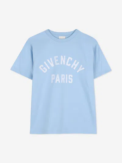 Givenchy T-shirt Kids Color Gnawed Blue