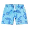 Givenchy Graphic-print Swim Shorts In Blue