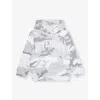 GIVENCHY GIVENCHY BOYS GREY WHITE KIDS LOGO-EMBROIDERED CAMO-PRINT COTTON-JERSEY HOODY 6-12 YEARS