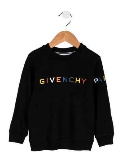 Pre-owned Givenchy Babies' Boys' Logo Long Sleeve Sweatshirt In Black