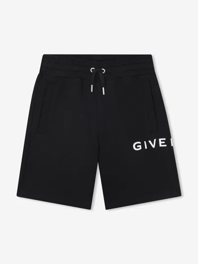 Givenchy Kids' Boys Logo Print Shorts In Black