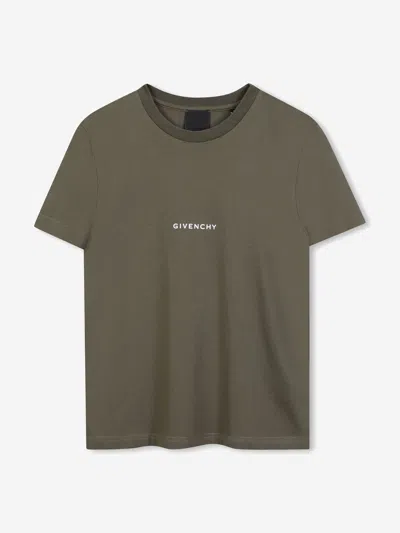 Givenchy Babies' Boys Logo Print T-shirt In Green