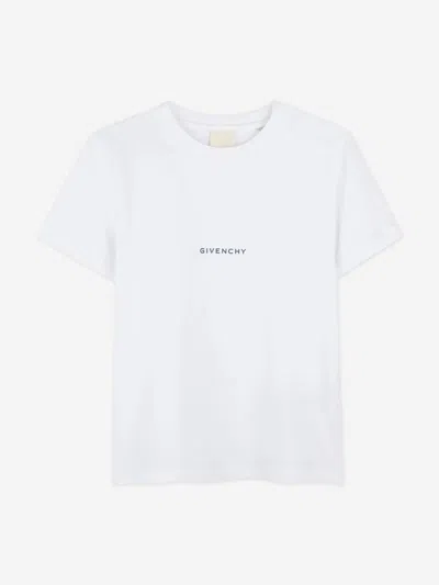 Givenchy Babies' Boys Logo Print T-shirt In White