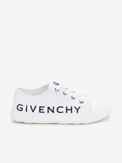 GIVENCHY BOYS LOGO PRINT TRAINERS