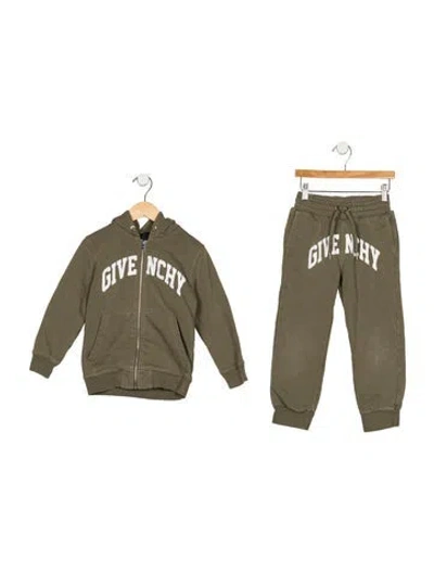 Pre-owned Givenchy Babies' Boys' Logo Print Two Piece Set W Hoodie In Multi