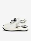 Givenchy Boys Logo Zip Trainers In White
