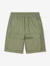 Givenchy Elasticated Bermuda Shorts In Green