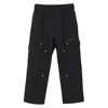 Givenchy Boys Soft Fleece Carpenter Pants In Black