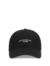 Givenchy Bpz0cap0c4 Logo-embroidered Cotton Twill Baseball Cap In Black