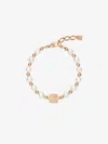 Givenchy 4g Bracelet In Metal With Pearls In Pink