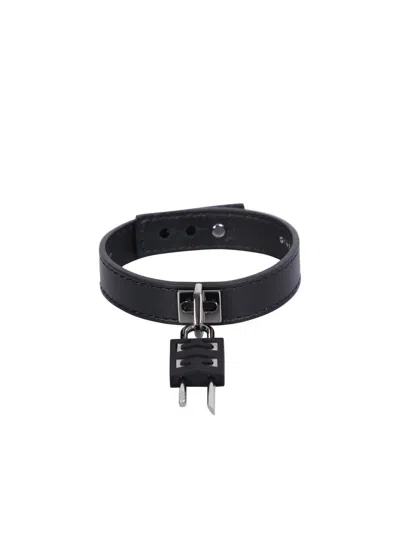 Givenchy 4g Lock Bracelet In Black