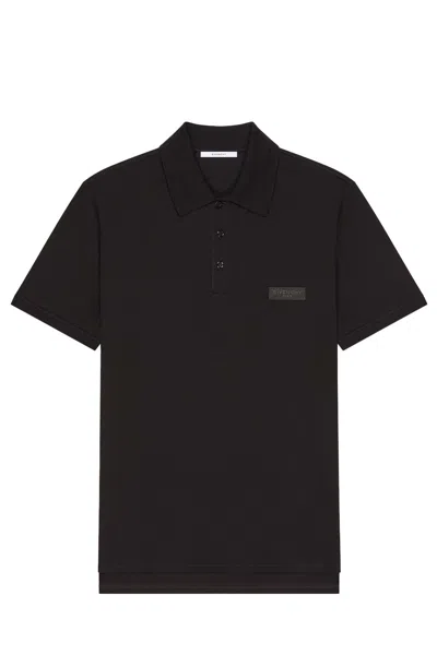 Givenchy Branded Piquet Polo In Animal Print