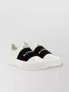 GIVENCHY BRANDED STRAP LEATHER SNEAKERS