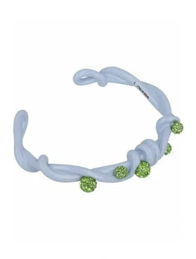 Pre-owned Givenchy Brass Cuff Bracelet In Blue