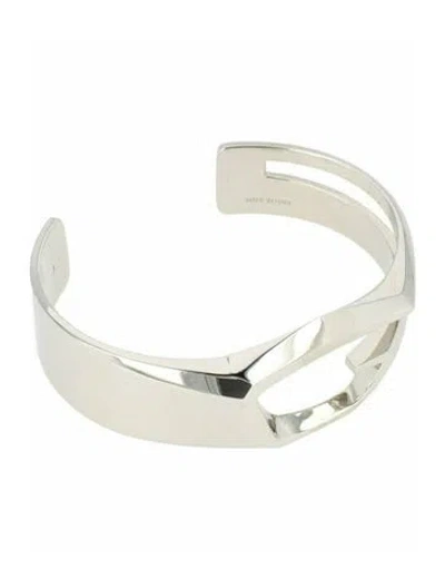 Pre-owned Givenchy Brass Cuff Bracelet In Silver