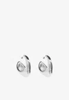 Givenchy Brass Ear Cuffs In Silver