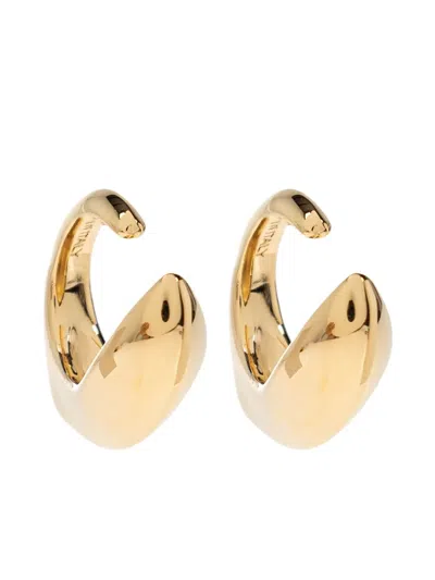 Givenchy Brass Earrings In Neutral