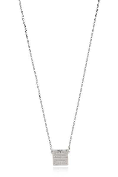 Givenchy Brass Necklace In Silver