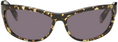Givenchy Brown 4g Liquid Sunglasses In Havana/other/smoke