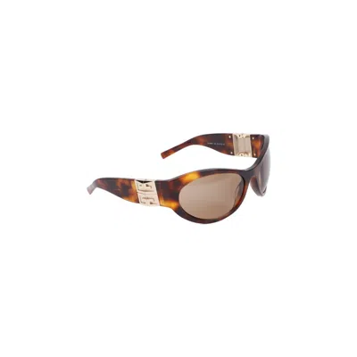 Givenchy 4g-motif Oversize-frame Sunglasses In Brown