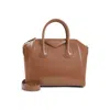 Givenchy Brown Antigona Small Satchel In Brown
