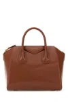 Givenchy Caramel Leather Small Antigona Handbag In Brown