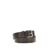 Givenchy Brown Calf Leather Bos Taurus Regular Belt In Black