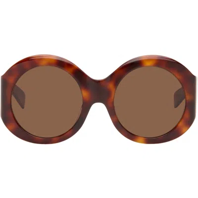 Givenchy Brown Cocoon Sunglasses In Blonde Havana / Brow