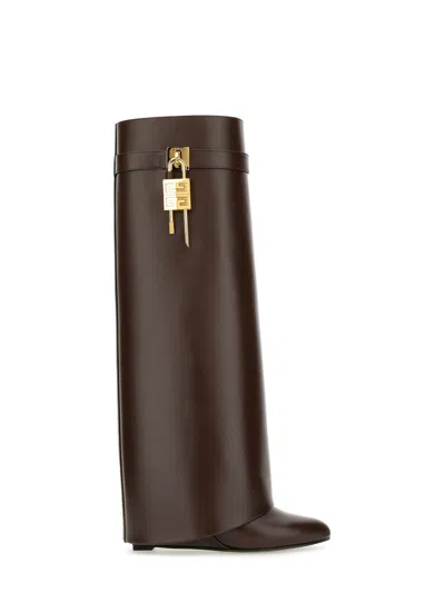 Givenchy Brown Cowhide Shoes Boots