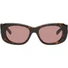 Givenchy Brown ' Bold' Sunglasses In Multi