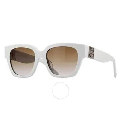 Givenchy Brown Gradient Square Ladies Sunglasses Gv40083f 21f 53 In White