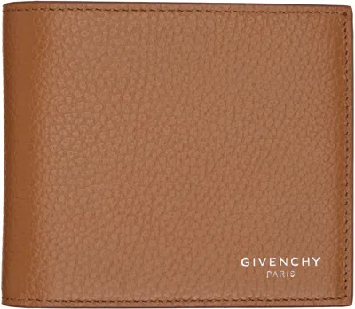 Givenchy Brown Grained Leather Wallet