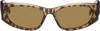 Givenchy Brown Gv Day Cat-eye Sunglasses