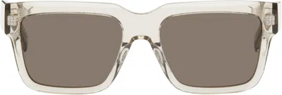 Givenchy Brown Gv Day Sunglasses In 45e Shiny Light Brow