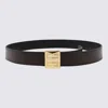 GIVENCHY BROWN LEATHER BELT