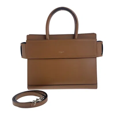Pre-owned Givenchy Brown Leather Handbag Shoulder Bag ()