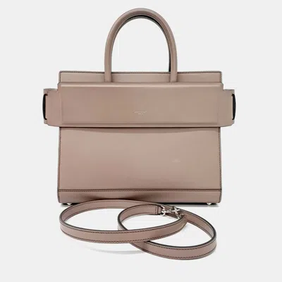 Pre-owned Givenchy Brown Leather Horizon Small