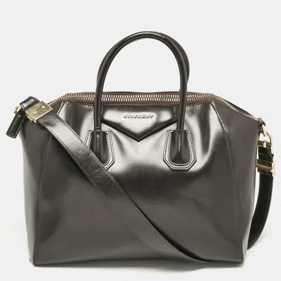 Pre-owned Givenchy Brown Leather Medium Antigona Satchel