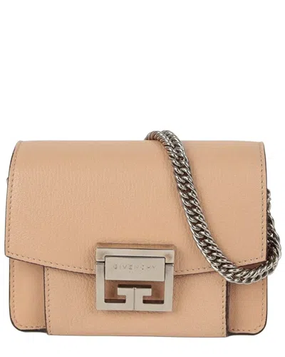 Pre-owned Givenchy Brown Leather Mini Crossbody (authentic Pre-loved)